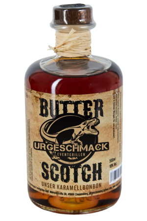 Flasche von Urgeschmack Butter Scotch Likör