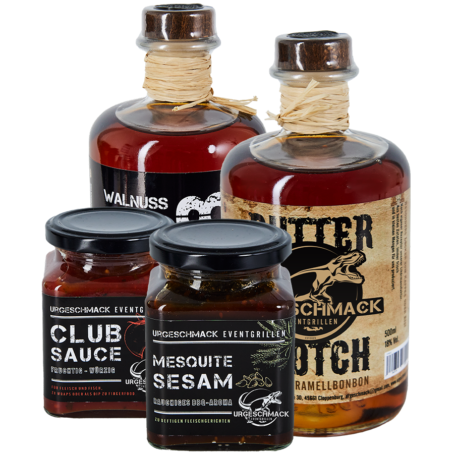 Urgeschmack Saucen und Liköre im Set